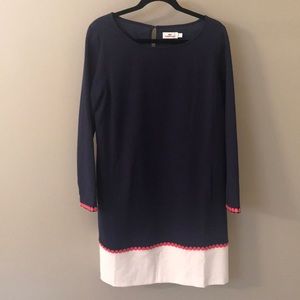 Vineyard Vines navy shift dress